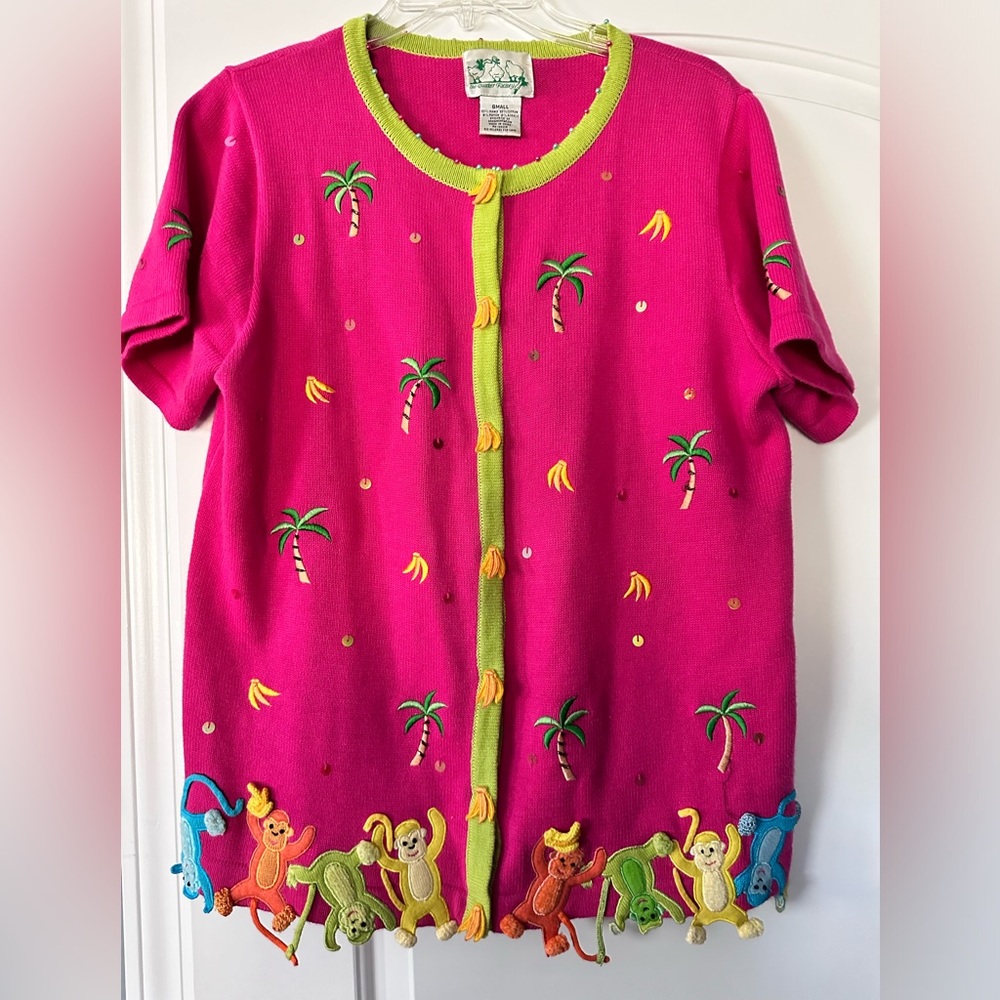 The Quacker Factory Monkey Cardigan - image 1